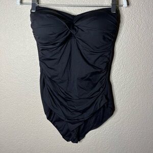 Anne Cole Strapless One Piece Swim Suit
